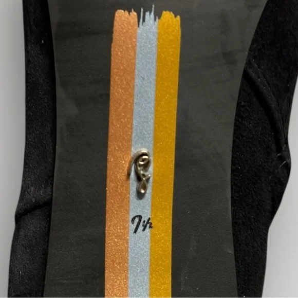 🌻NEW w/tag Sam Edelman Saige Black Suede Ankle Bootie Pointed Toe Heel Size 7.5 - Picture 11 of 11